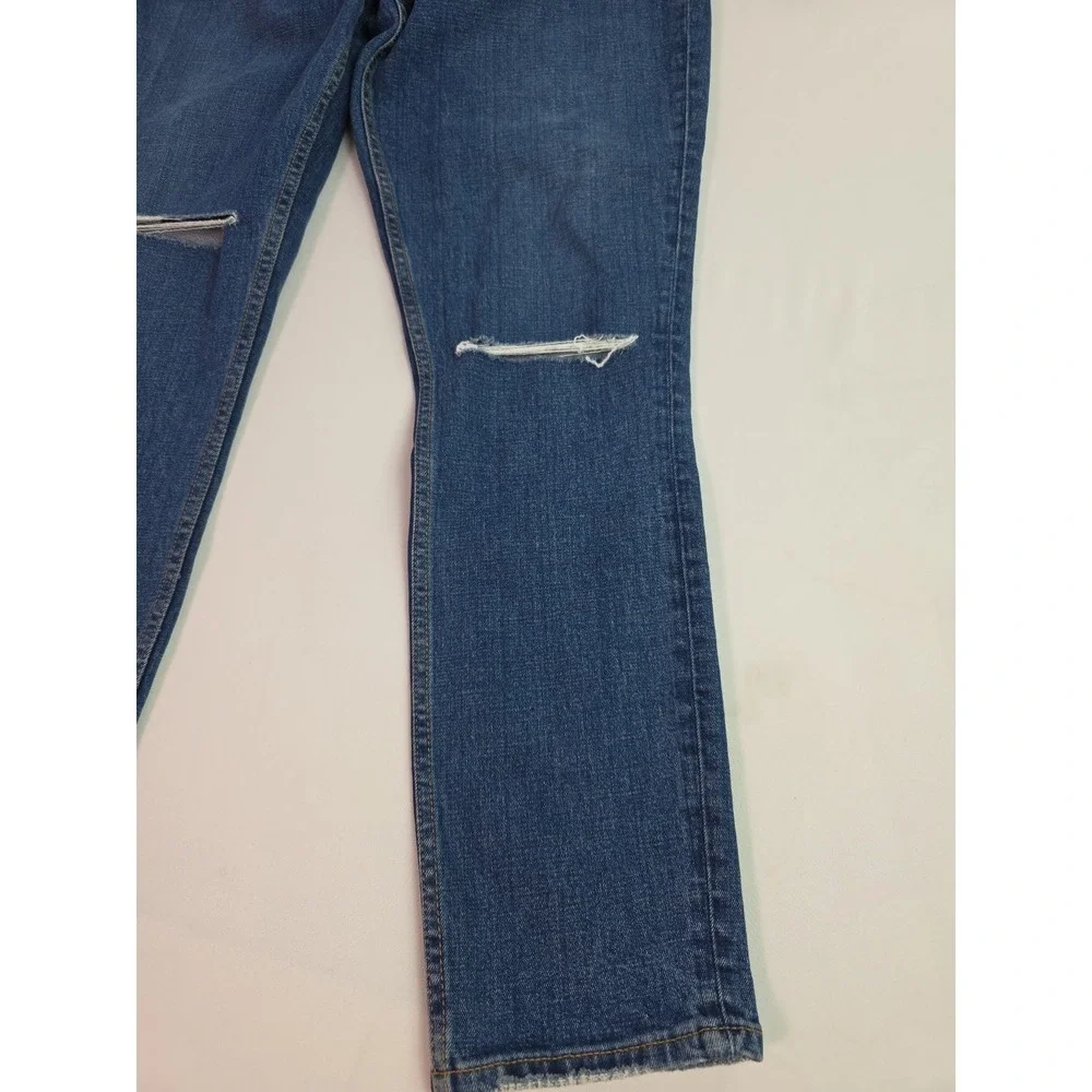 Abercrombie & Fitch Women's Jeans Size 30 Blue The Skinny High Rise Curve Denim